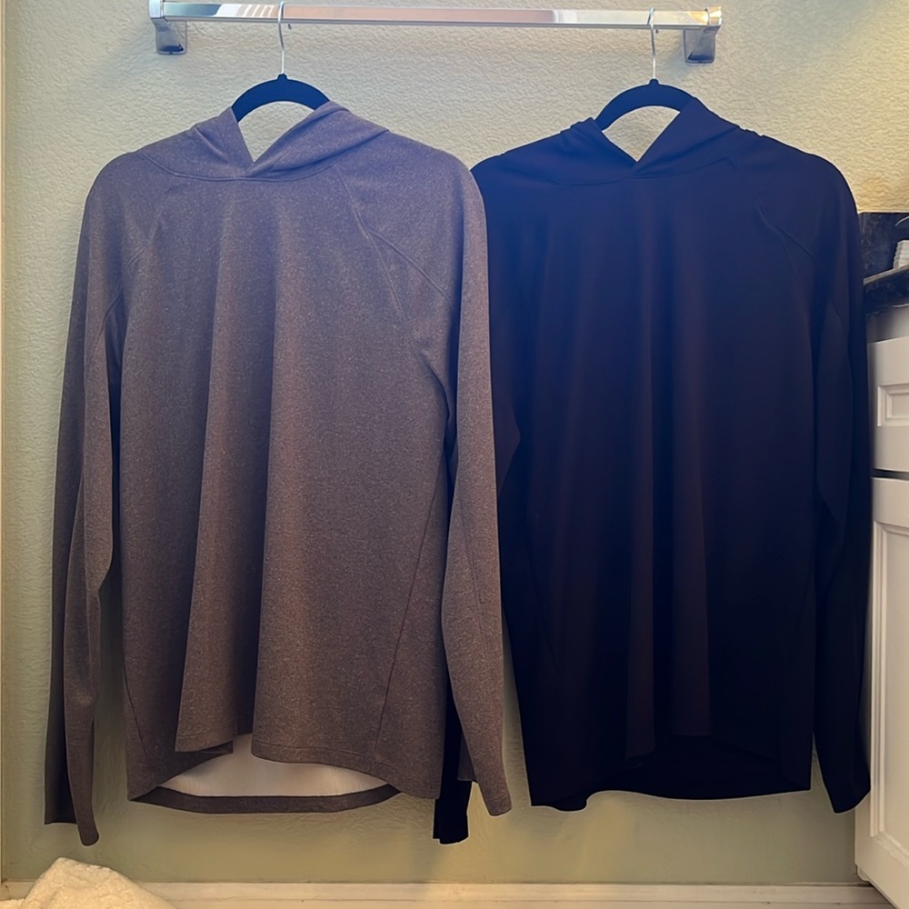 Two (2) Athletic Lightweight Sweater Hoodie